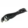 Cablu extensie USB 2.0, conector tata si mama, 1 metru, negru