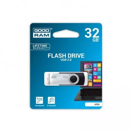 Stick memorie 32GB, Flash Drive USB 2.0, GoodRam UTS2