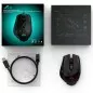 Mouse gaming optic 12000 DPI, cu fir, 7 butoane, USB, LED RGB, Rii