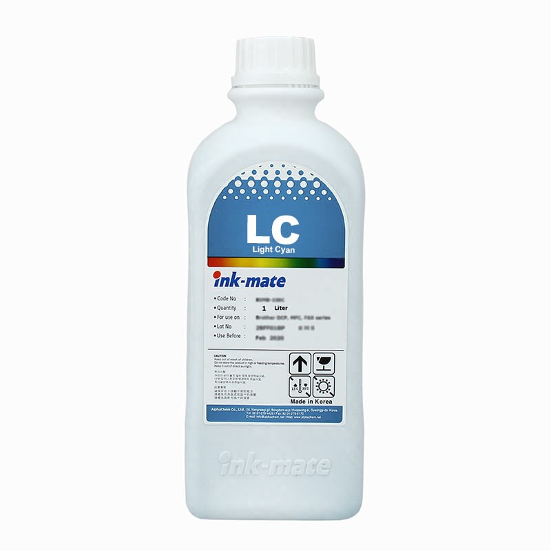 Cerneala foto refill Light Cyan (albastru deschis) pentru imprimante Epson Cantitate : 1000 ml