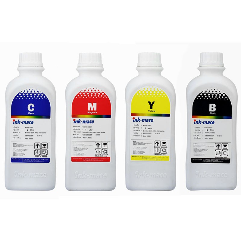 Set cerneala Pigmentata pentru Epson in 4 culori Cantitate : 1000 ml