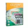 Calculator electronic de birou CLTON, CL-1200V albastru   