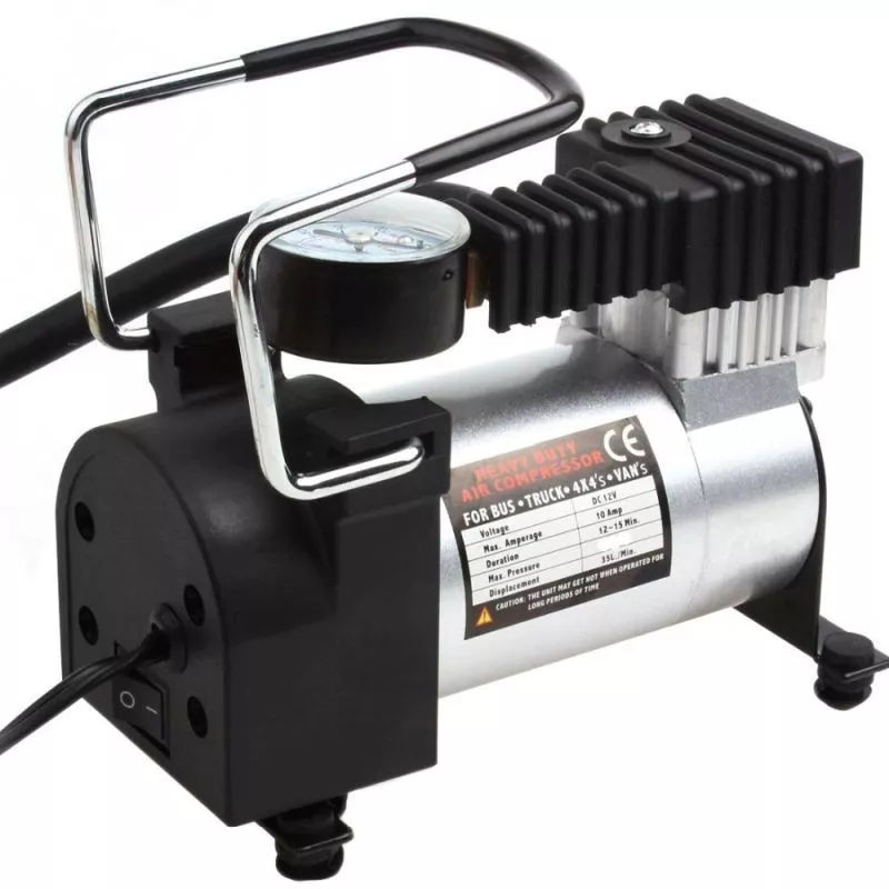 Compresor auto 150w, alimentare 12V, 150 PSI, 27 L/min