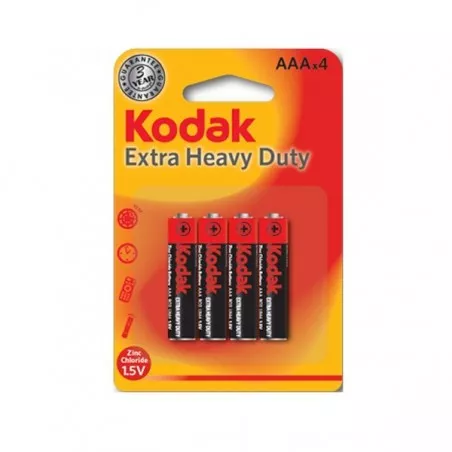 Baterii 3R AAA Kodak  Zinc Carbon, 1.5V,  set 4 bucati