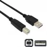 Cablu imprimanta USB 2.0 Hi-Speed A-B, 28AWG 24AWG, lungime 1.8 m