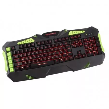 Tastatura gaming cu butoane multimedia iluminata in 7 culori, Kestrel