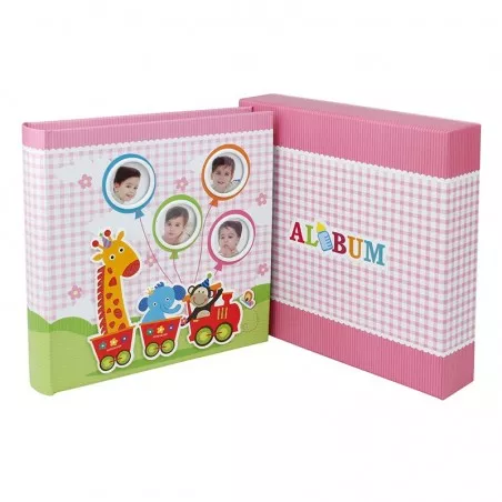 Album foto Baby Train personalizabil 50 file tip carte 200 poze format 10x15