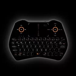 Mini tastatura wireless iluminata cu funtie de airmouse, Riitek  i28