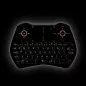 Mini tastatura wireless, iluminata, cu functie de AirMouse, Riitek i28