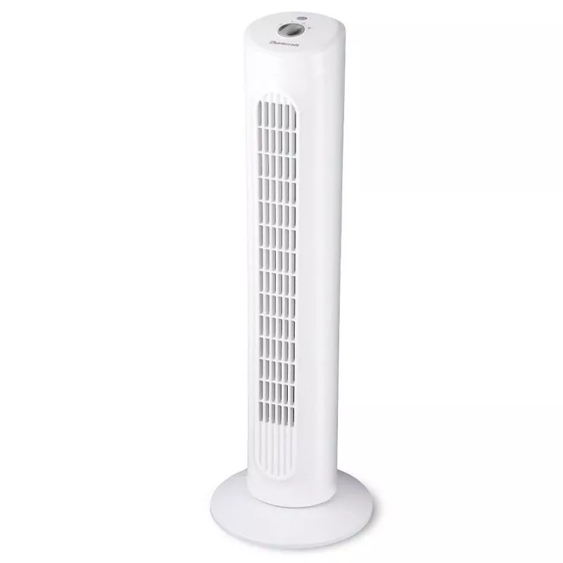 Ventilator tip stalp, 40W, 80 cm, 3 viteze, comutator rotativ, alb