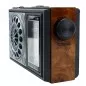 Radio portabil vintage, 3W 8 ohm, 7 benzi FM/MW/SW1-5, Leotec