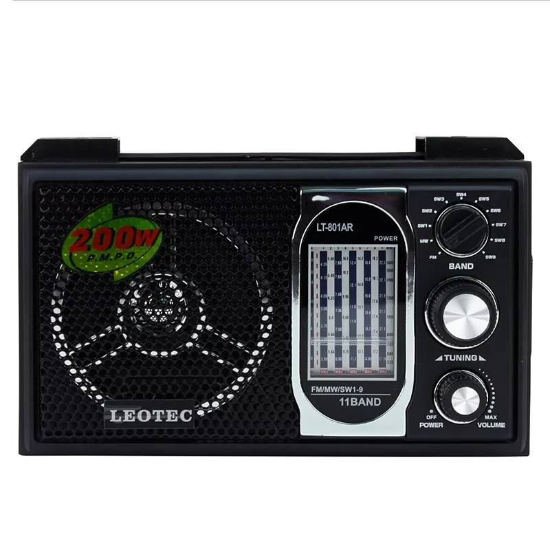 Radio portabil boxa, 12 benzi FM/MW/SW1-9, mufa Jack 3.5 mm, Leotec