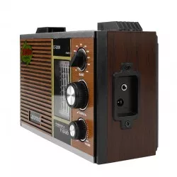 Radio retro, 11 benzi frecventa, Jack 3.5 mm, LED, control volum, Leotec