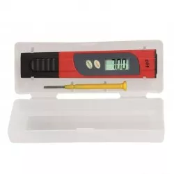 Tester PH digital pentru lichide, LCD, functie termometru, accesorii incluse