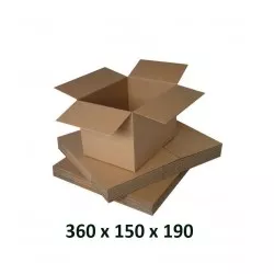 Cutie carton 360x150x190, natur, 5 straturi CO5, 690 g/mp