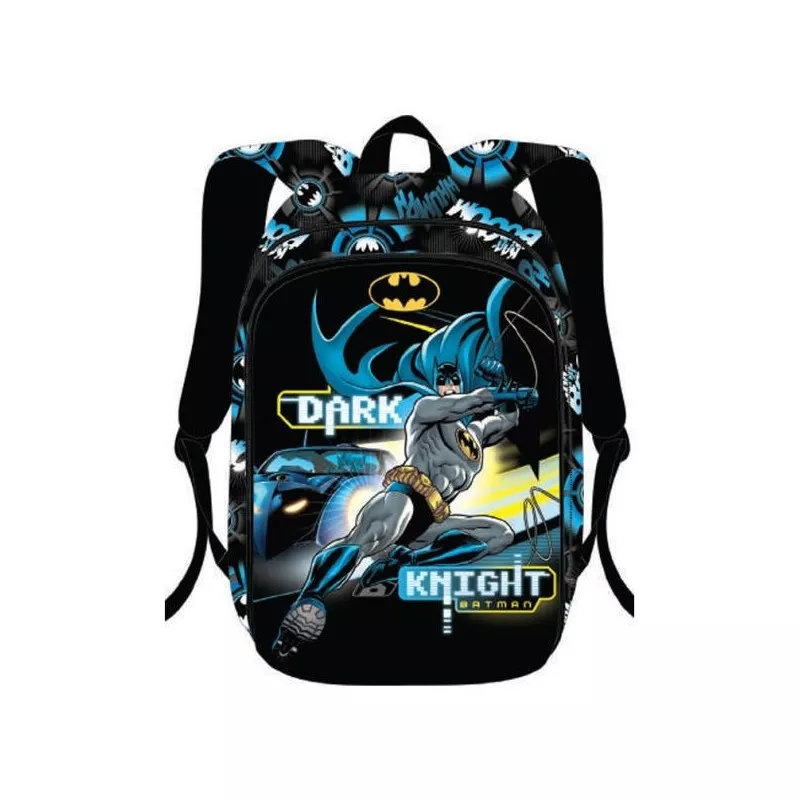 Ghiozdan Batman, 3D, clasele I-IV, pentru baieti, ergonomic, inaltime 40 cm