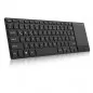 Tastatura multimedia Wireless, Android iOS, USB 2.0, touchpad 4.5 inch, Rii