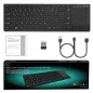 Tastatura multimedia Wireless, Android iOS, USB 2.0, touchpad 4.5 inch, Rii