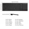 Tastatura Wireless, touchpad 4.5 inch, Rii