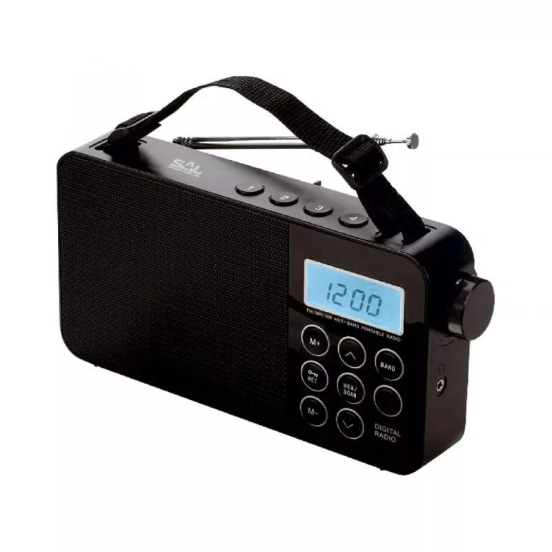 Radio digital AM/FM/SW, ceas LCD, functie alarma, temporizator oprire