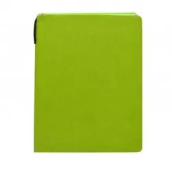 Agenda nedatata A5 cu pix, colturi rotunjite, coperta PVC, culori mixte