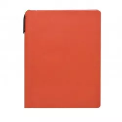 Agenda nedatata A5 cu pix, colturi rotunjite, coperta PVC, culori mixte