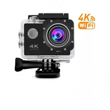 Camera video sport 4K Ultra HD, Wi-Fi, LCD 2 inch, slot TF USB, HDMI, 18 accesorii, Rio