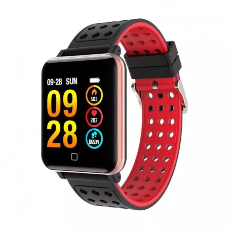 Smartwatch bluetooth, 1.3 inch, procesor Nordic nRF52832, incarcare magnetica