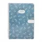 Agenda nedatata B4, inchidere cu magnet, coperta imprimeu floral