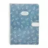 Agenda nedatata B4, inchidere cu magnet, coperta imprimeu floral