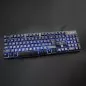 Tastatura Gaming USB, butoane multimedia, iluminata in 3 culori, Rii