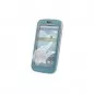 Husa Smart View Samsung S5/G900, piele ecologica, flip cover, albastru