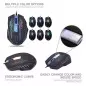 Kit tastatura si mouse gaming, iluminata, USB, 104 taste, Rii