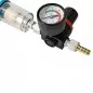 Pistol de vopsit cu aer comprimat, regulator presiune inclus, duza 1,4 rezervor 600 ml, HVLP, 3.5 Ba