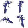 Set pistol de vopsit, accesorii compresor si aer comprimat, 7 piese, recipient 600 ml