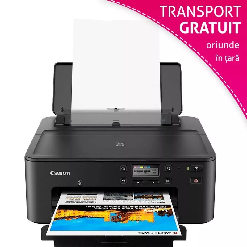 Imprimanta inkjet Canon Pixma TS705, format A4, Wi-Fi, LCD