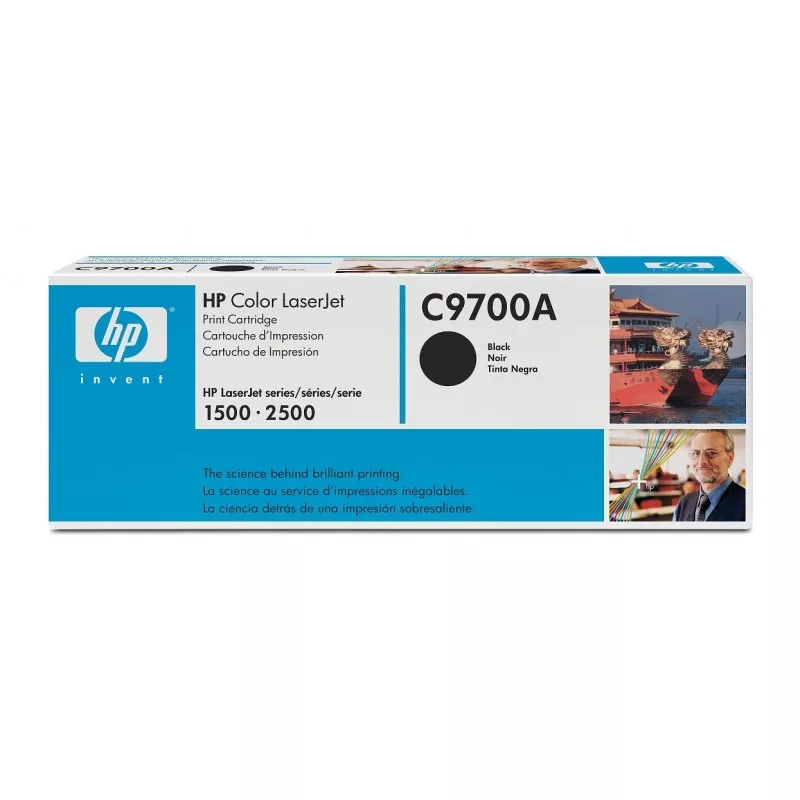 Toner C9700A black original HP C 9700A