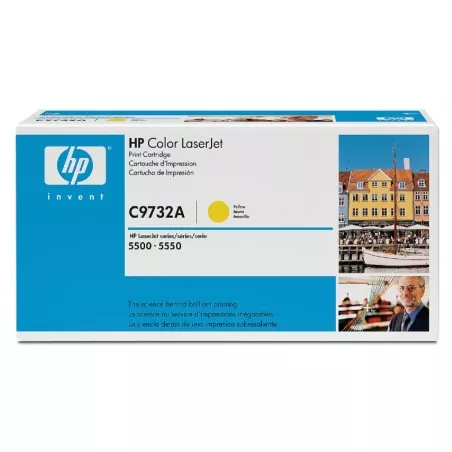 Toner C9732A yellow original HP C 9732A