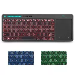 Tastatura multimedia wireless cu mouse pad, Kombo