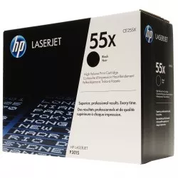 Toner CE255X black original HP55X de capacitate mare