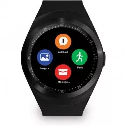 Smartwatch Bluetooth, microSIM, TF, 11 functii, Android, display 1.3 inch HD