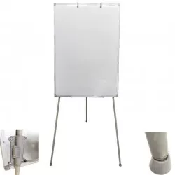 Flipchart magnetic cu inaltime reglabila, 70x100 cm, suport markere