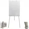 Flipchart magnetic cu inaltime reglabila, 70x100 cm, suport markere