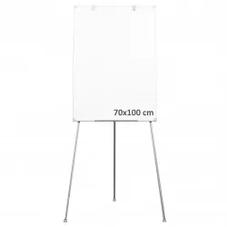 Flipchart magnetic cu inaltime reglabila, 70x100 cm, suport markere