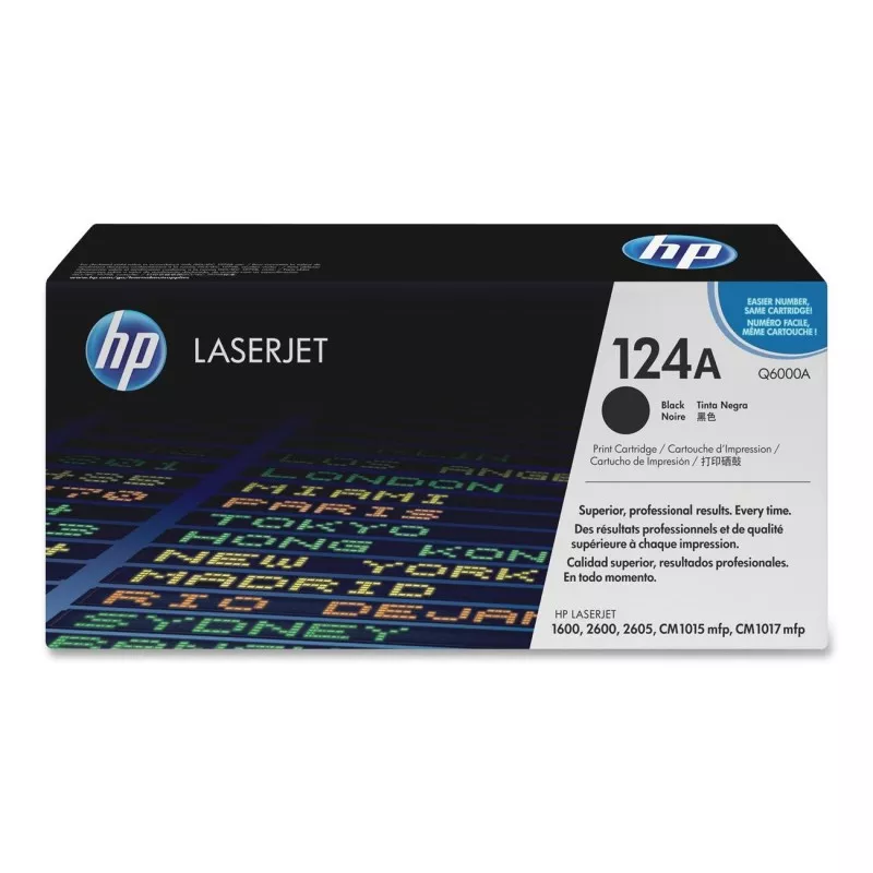 Toner Q6000A black original HP 124A