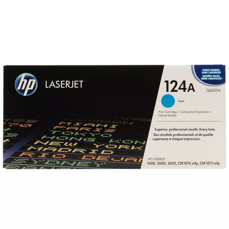 Toner Q6001A cyan original HP 124A