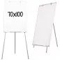 Flipchart magnetic 70x100 cm, cu inaltime reglabila maxim 170 cm , suport markere