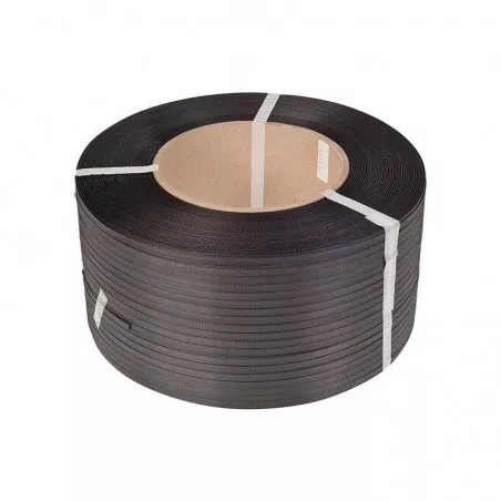 Banda de legat PP 12 mm x 0.65 mm x 2000 m, banda PP ambalat paleti