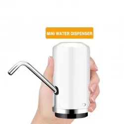 Pompa electrica bidon apa, putere 4W, USB, tub silicon, 1200mAh, diametru 6cm