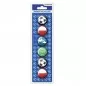 Magneti Fotbal 30 mm, multicolor, set 6 bucati, Starpak